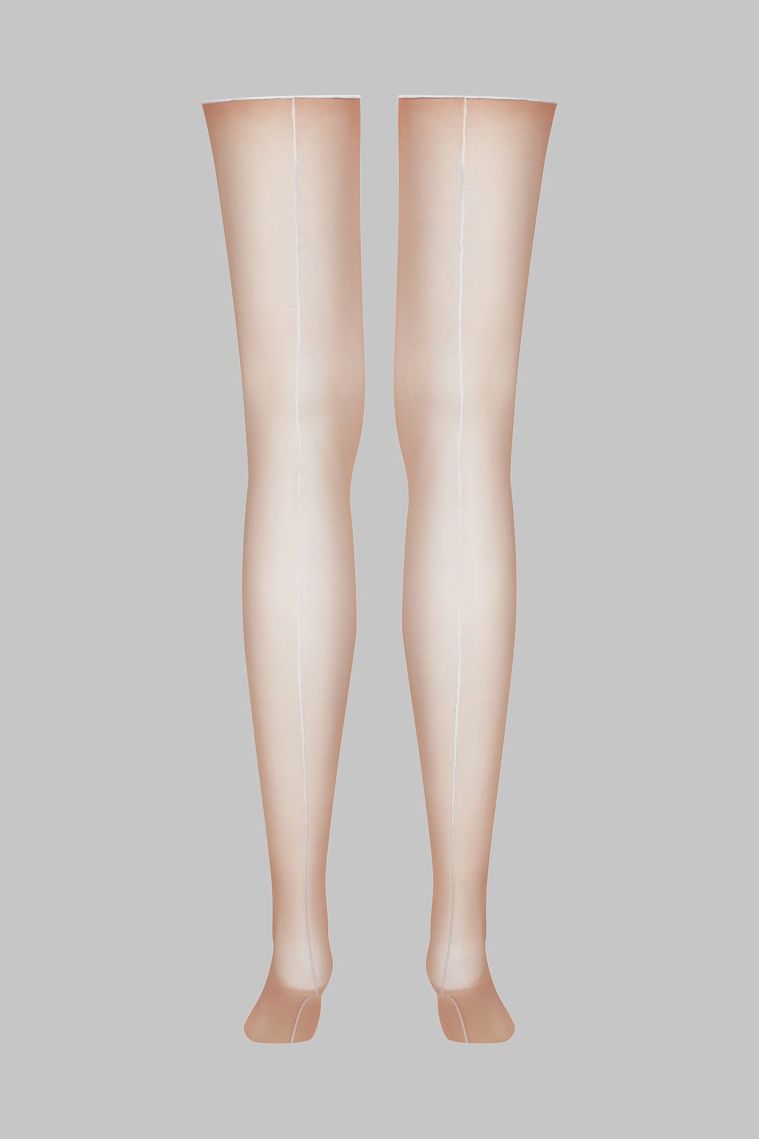 20D rolled seam cut stockings - Les Coquetteries