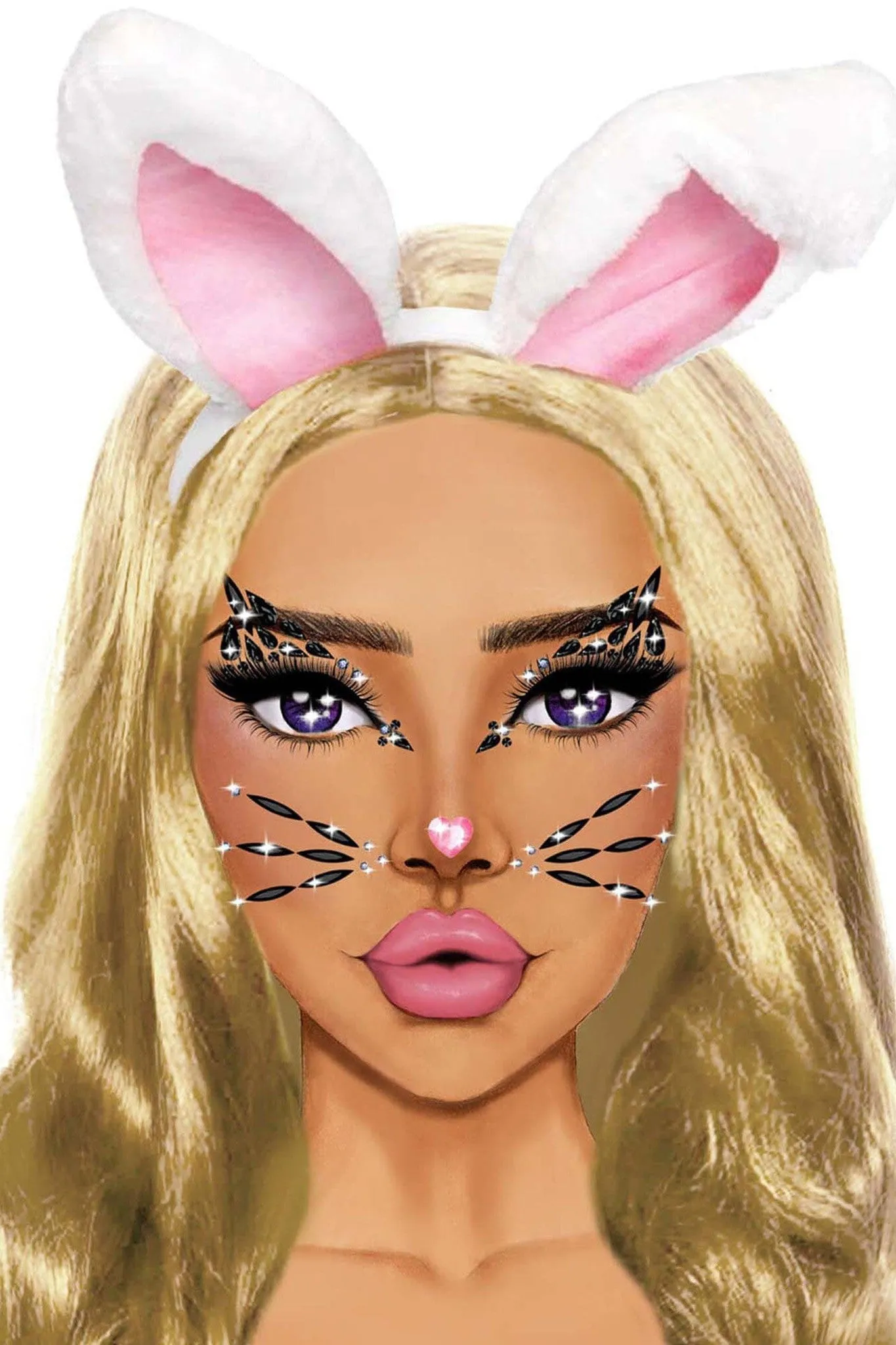 Animal Adhesive Face Jewels