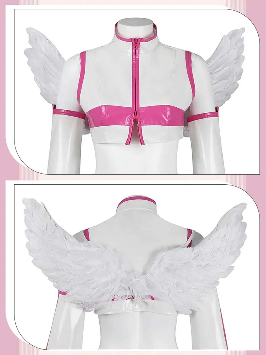 Anime Black & White Angel Costume