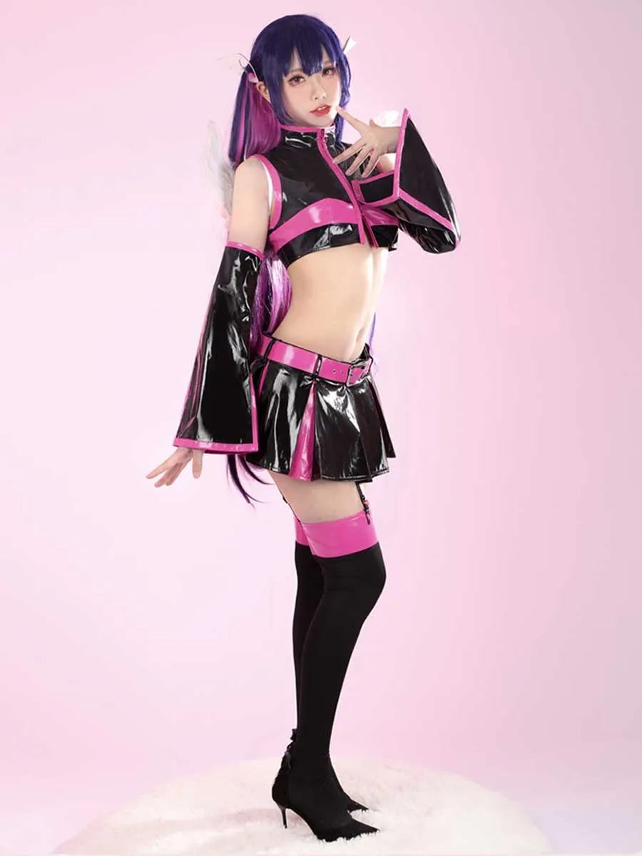 Anime Black & White Angel Costume