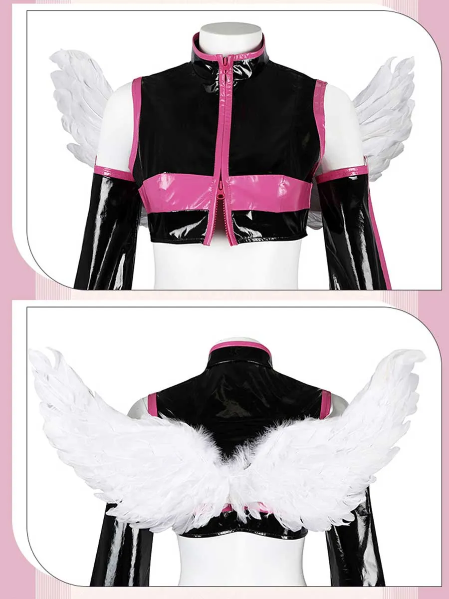 Anime Black & White Angel Costume