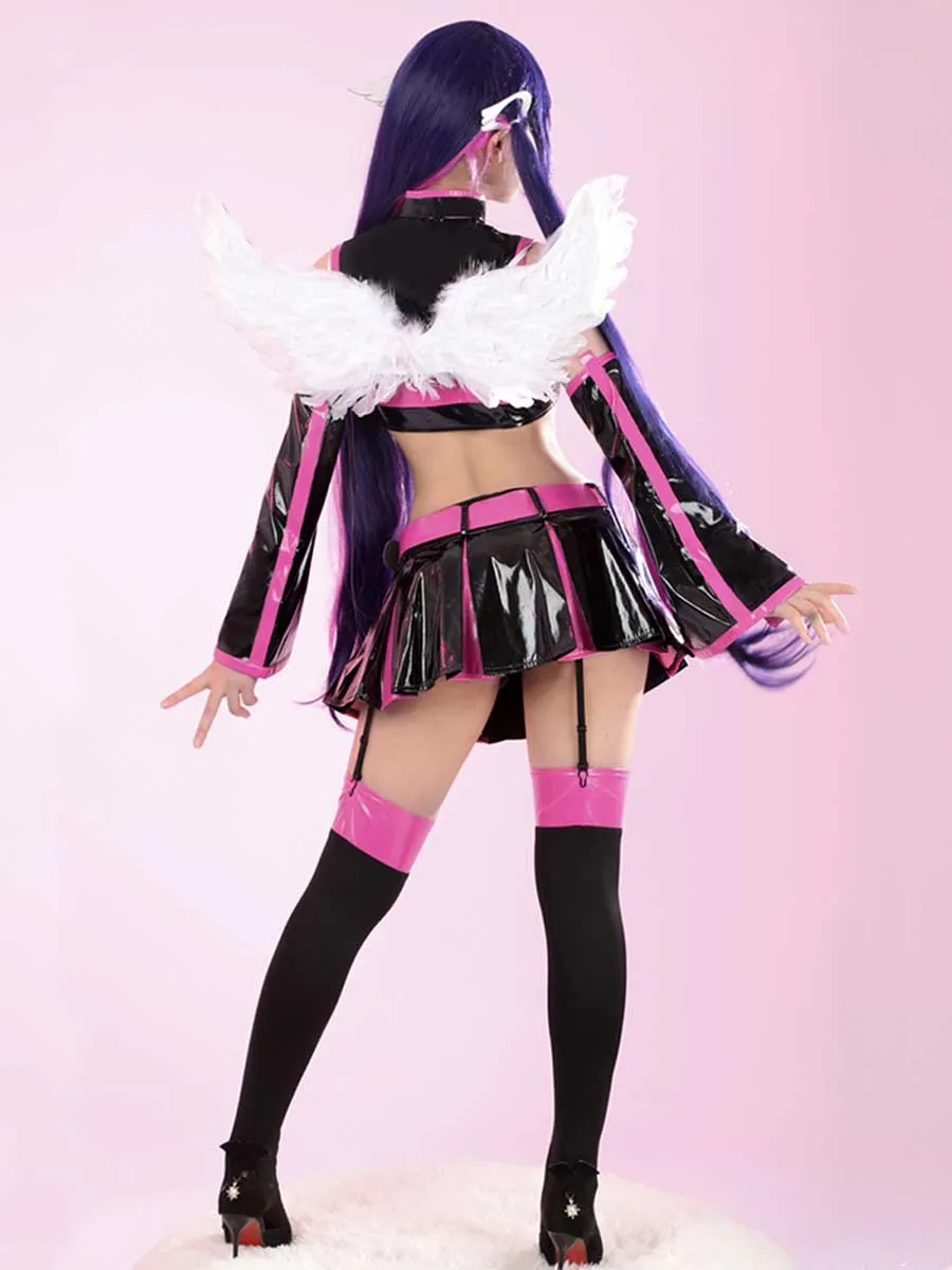 Anime Black & White Angel Costume
