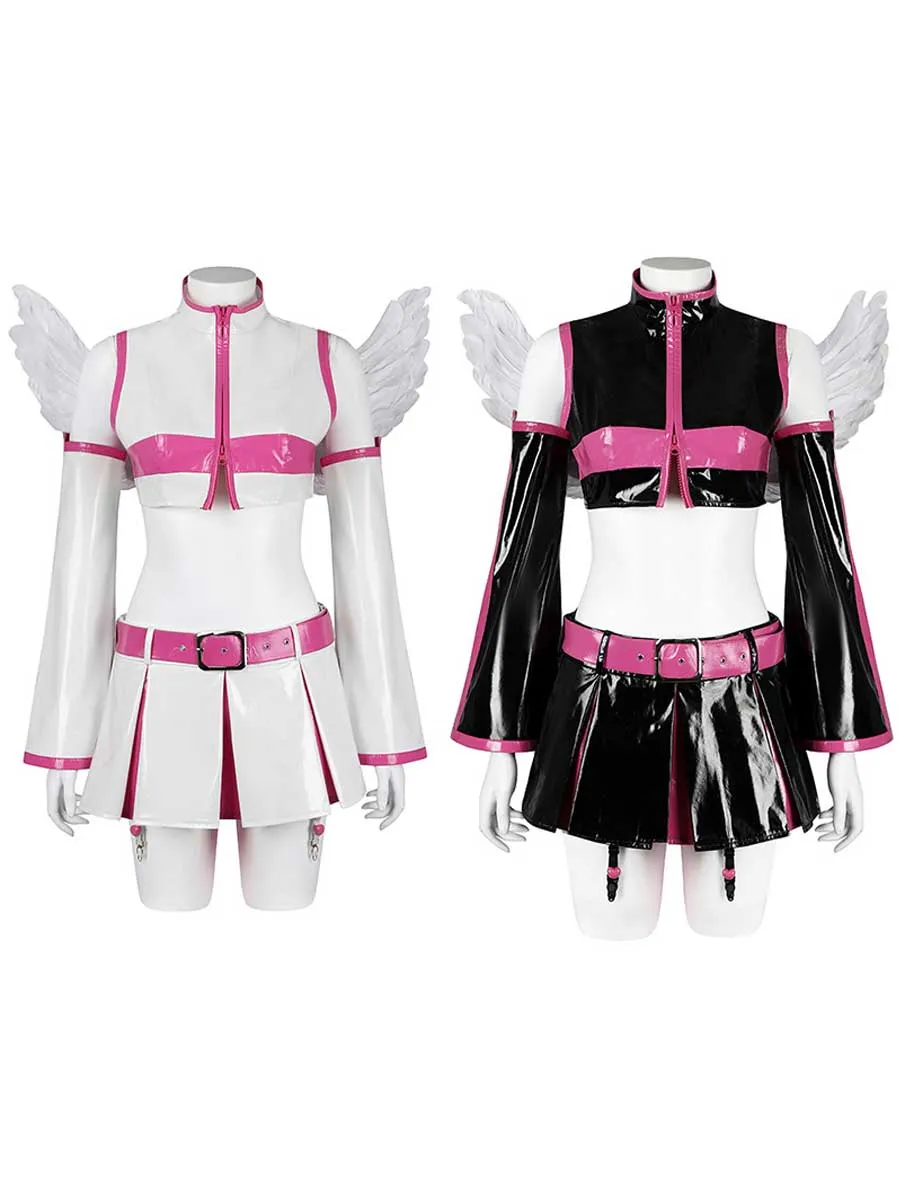 Anime Black & White Angel Costume