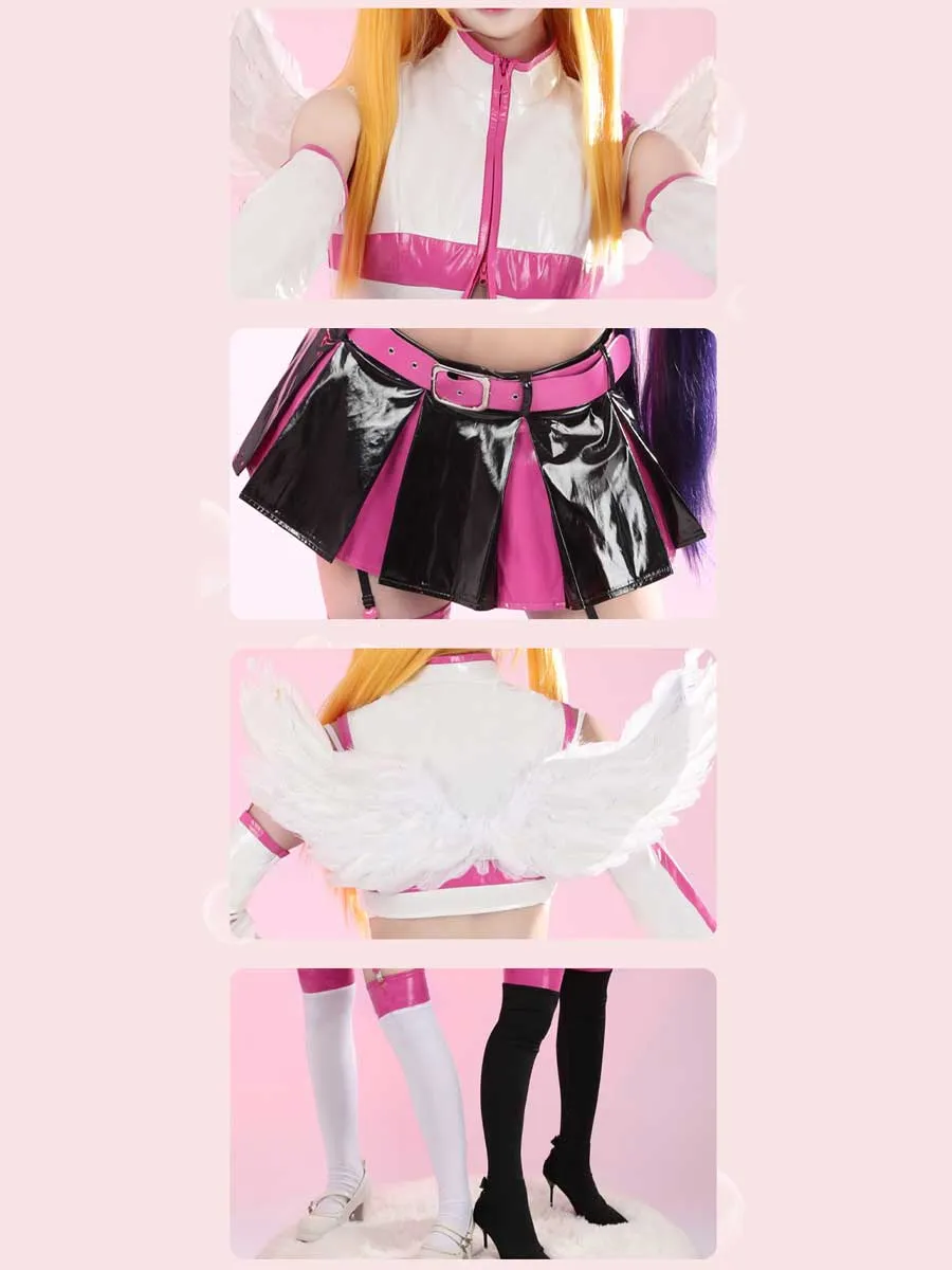 Anime Black & White Angel Costume