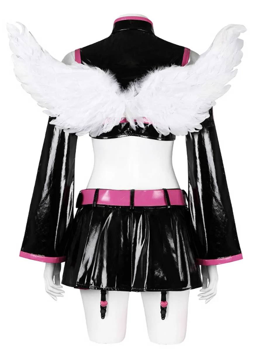 Anime Black & White Angel Costume