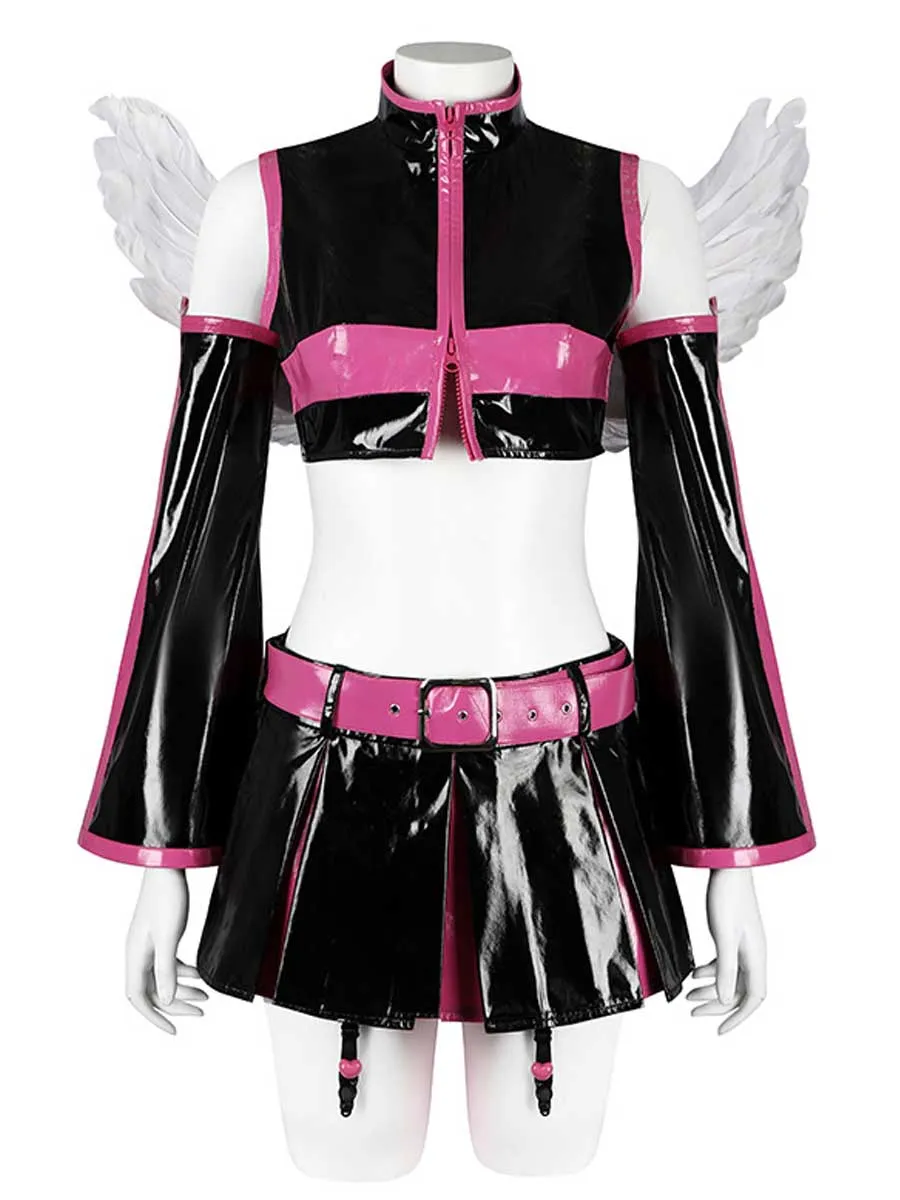 Anime Black & White Angel Costume