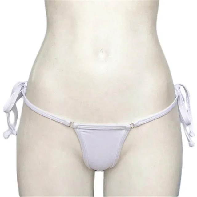 Bather Sexy brazilian bikini bottom female swimwear women string tie swim Briefs micro mini Thong Panties Underwear Tanga V100B
