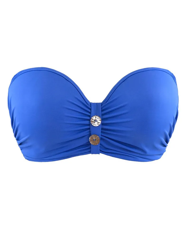 Curvy Kate Luau Love CS1941 UW Padded Bandeau Bikini Top Swimwear