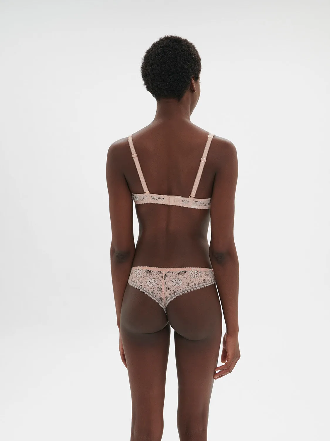 Festive Tanga - Ballet Pink