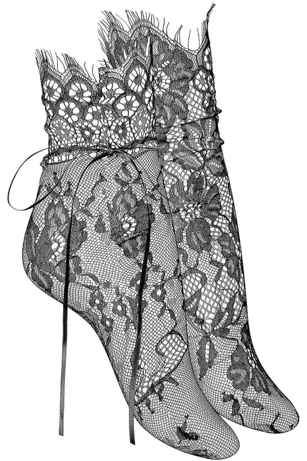 Floral Lace Socks