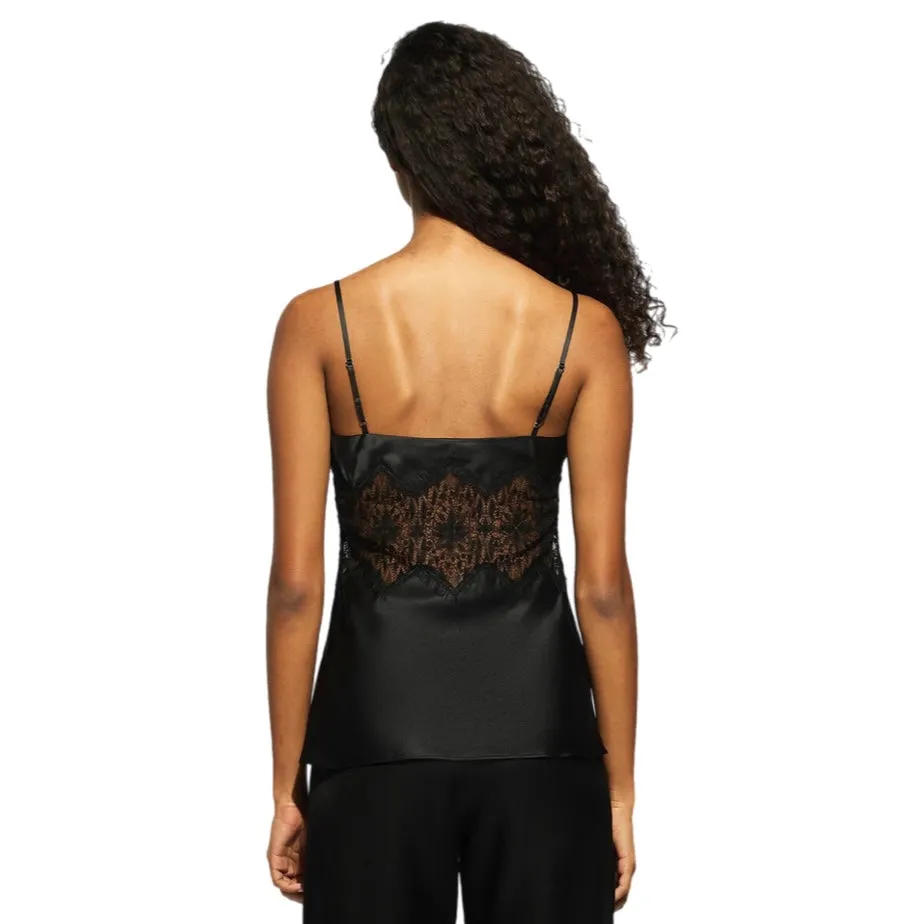 Ginia Siena Cami and Pant Set Black