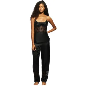 Ginia Siena Cami and Pant Set Black