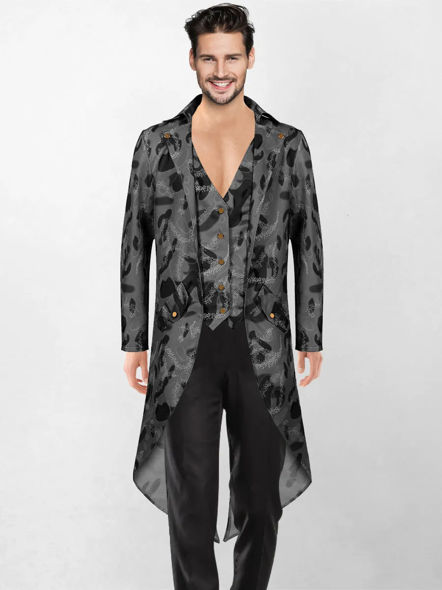 Men's Neon Printed Mardigras Outfit