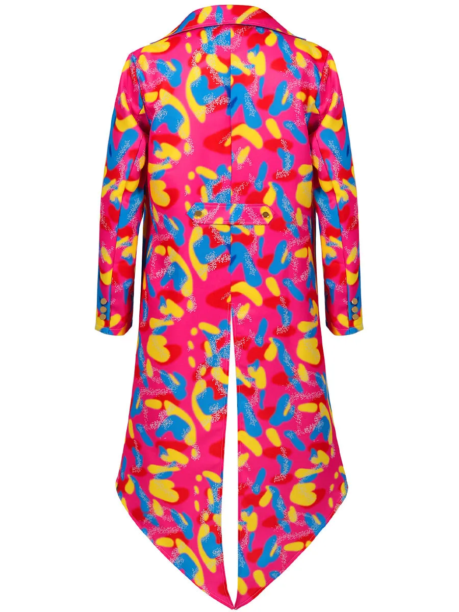 Men's Neon Printed Mardigras Outfit