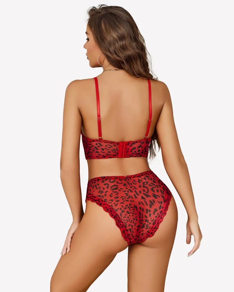 Mesh Bralette And Panty Sets Outfits