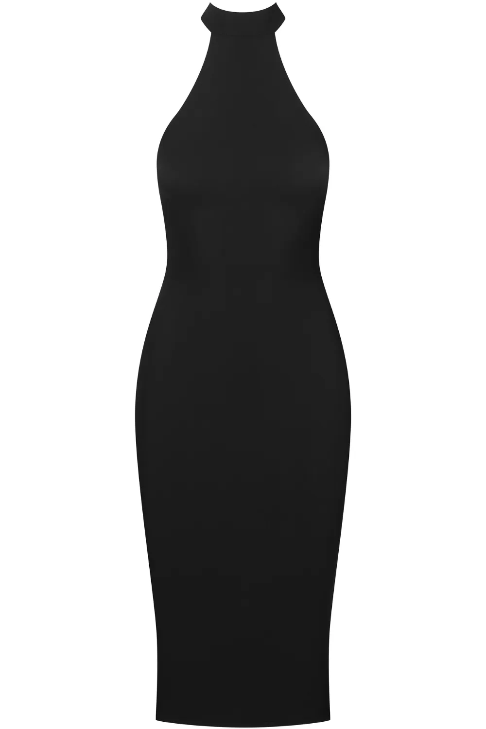 Nuit Infinie Halterneck Midi Dress