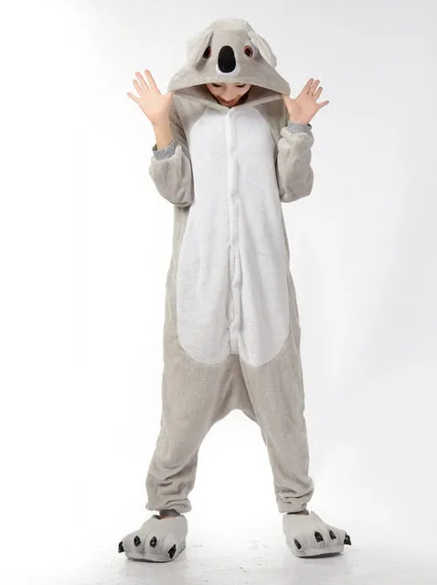 Pajamas For Women Unicorn Stitch Kigurumi Flannel Cute Animal Pajamas Sets Winter Sleepwear unicornio Nightie Pyjamas Home wear