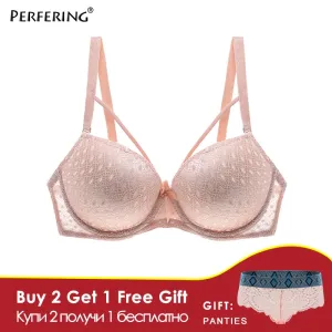Perfering New Lace Sexy Bra Padded Push-up Bra Women's Underwear Comfortable Brassiere Lingerie Adjustable Deep V  Dropshipping