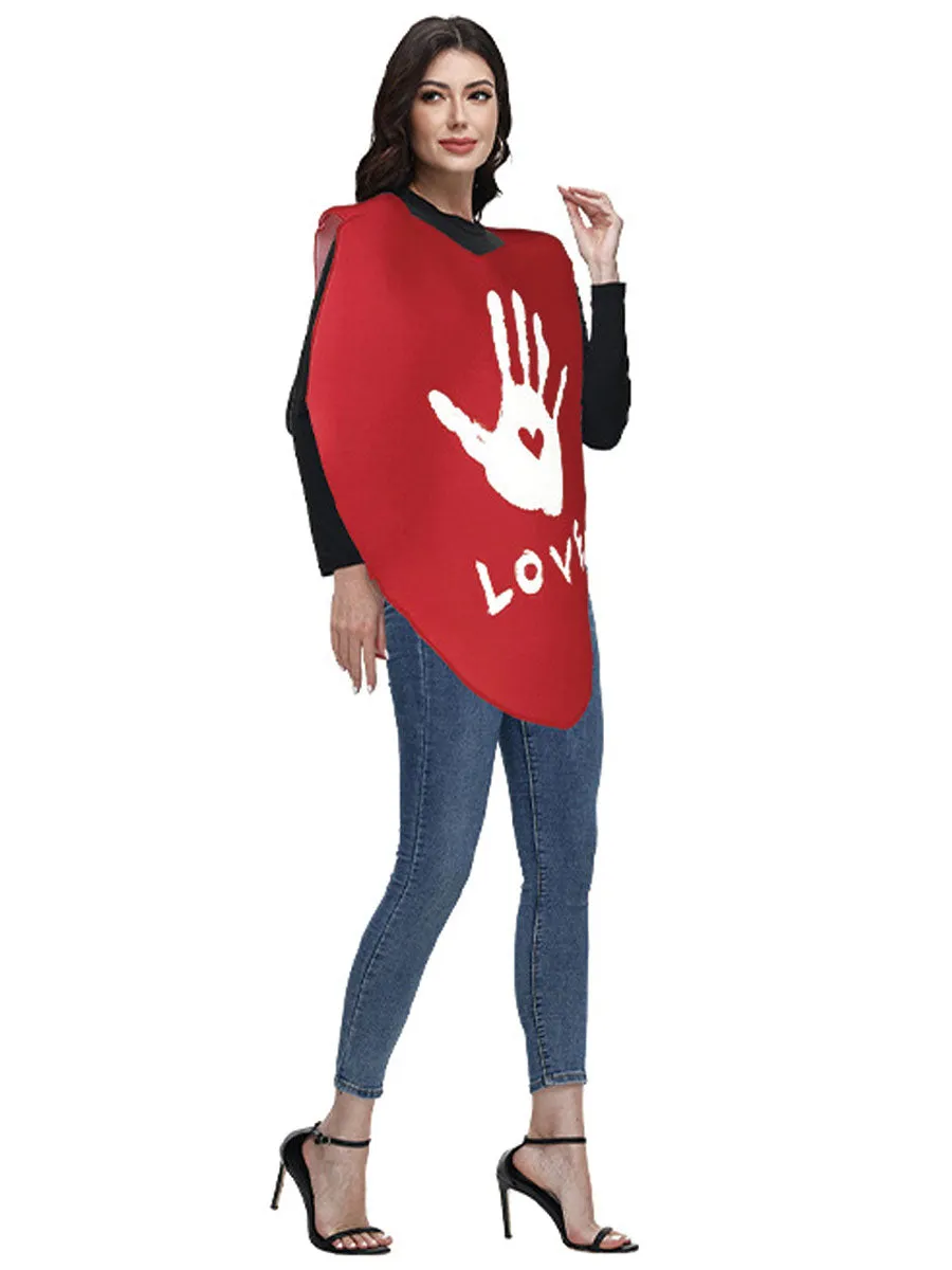 Red Heart Tunic Couples Costume