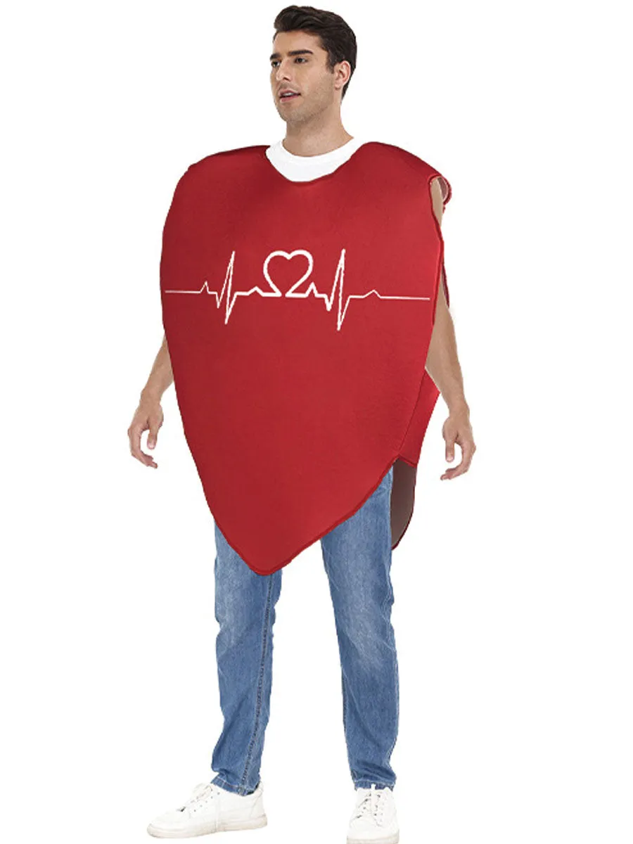 Red Heart Tunic Couples Costume