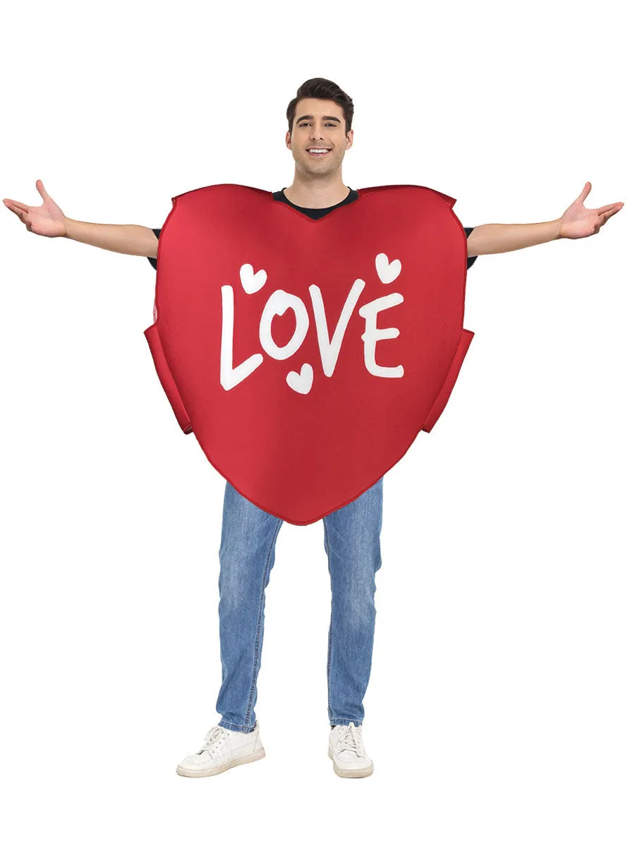 Red Heart Tunic Couples Costume