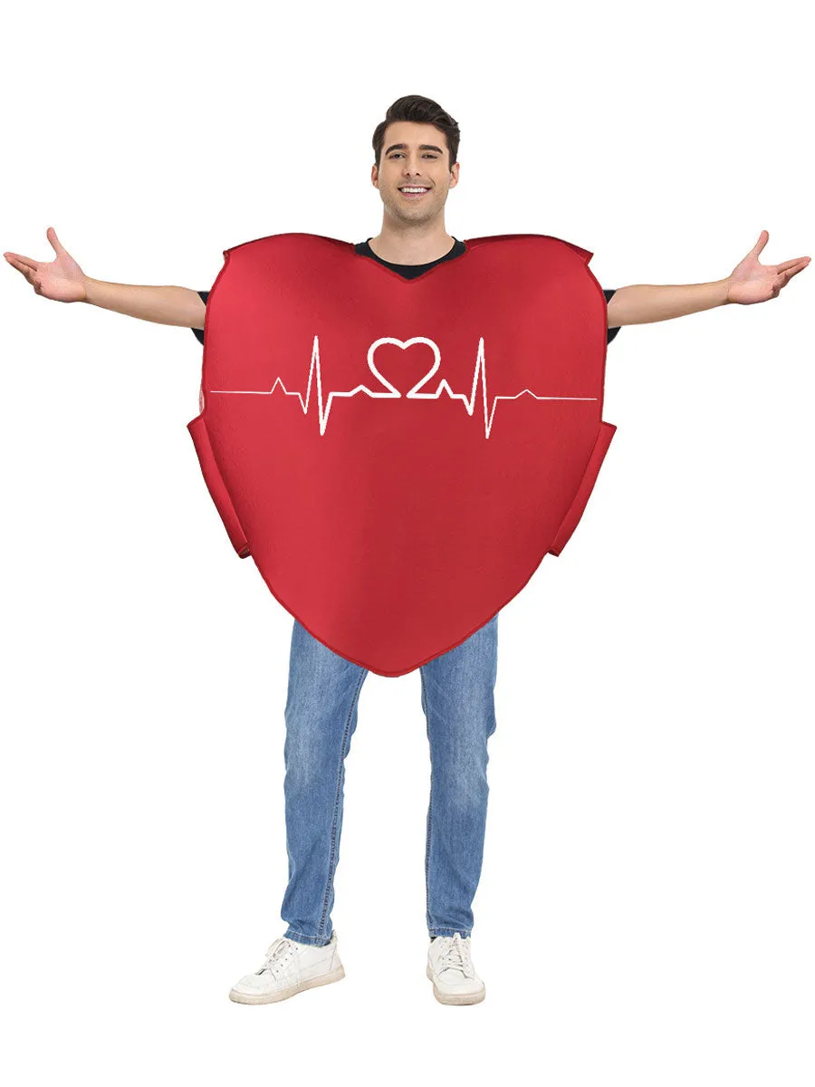 Red Heart Tunic Couples Costume