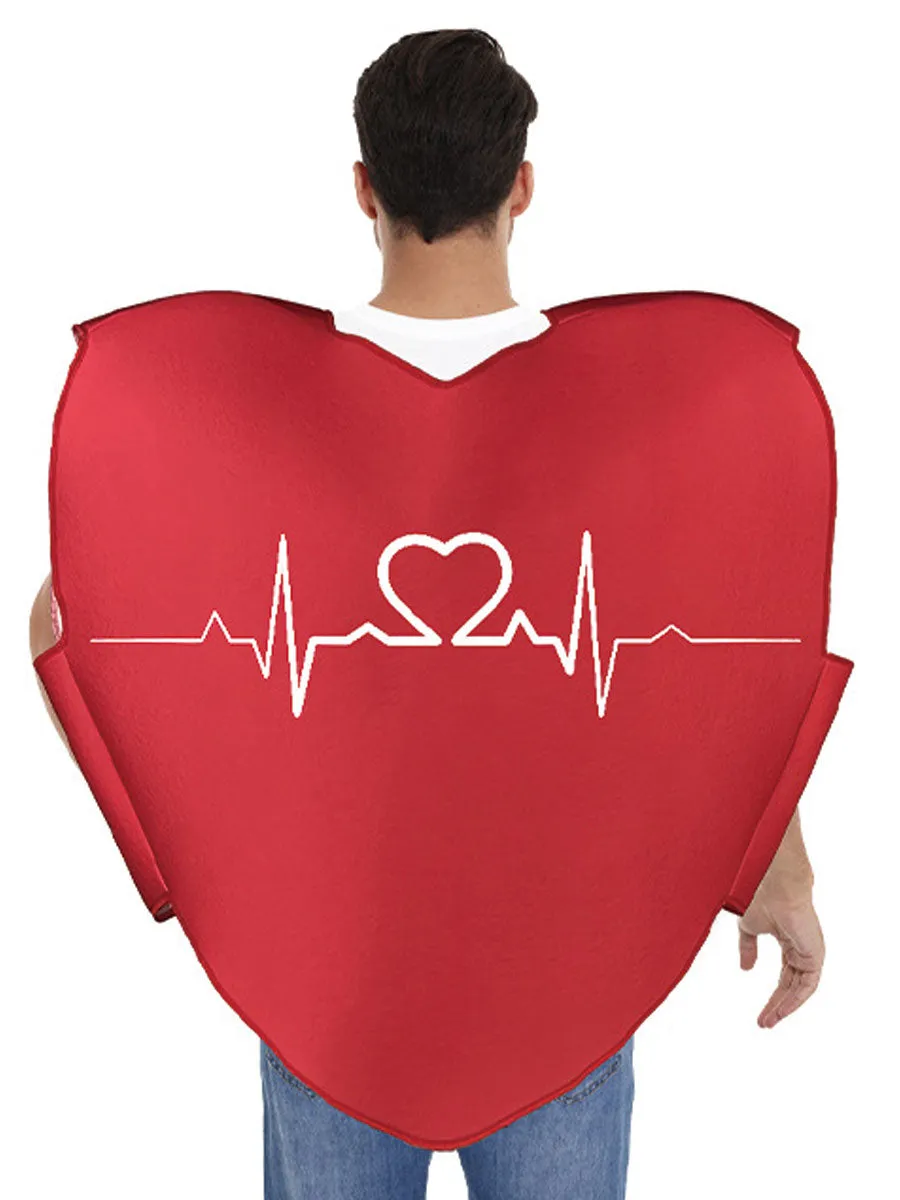 Red Heart Tunic Couples Costume