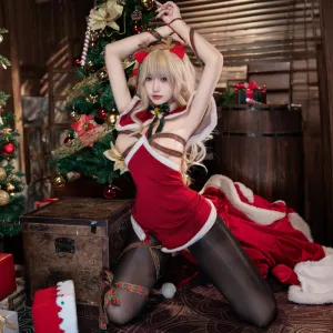SD-6136 Christmas Carnival Night Web Corset Cos Set