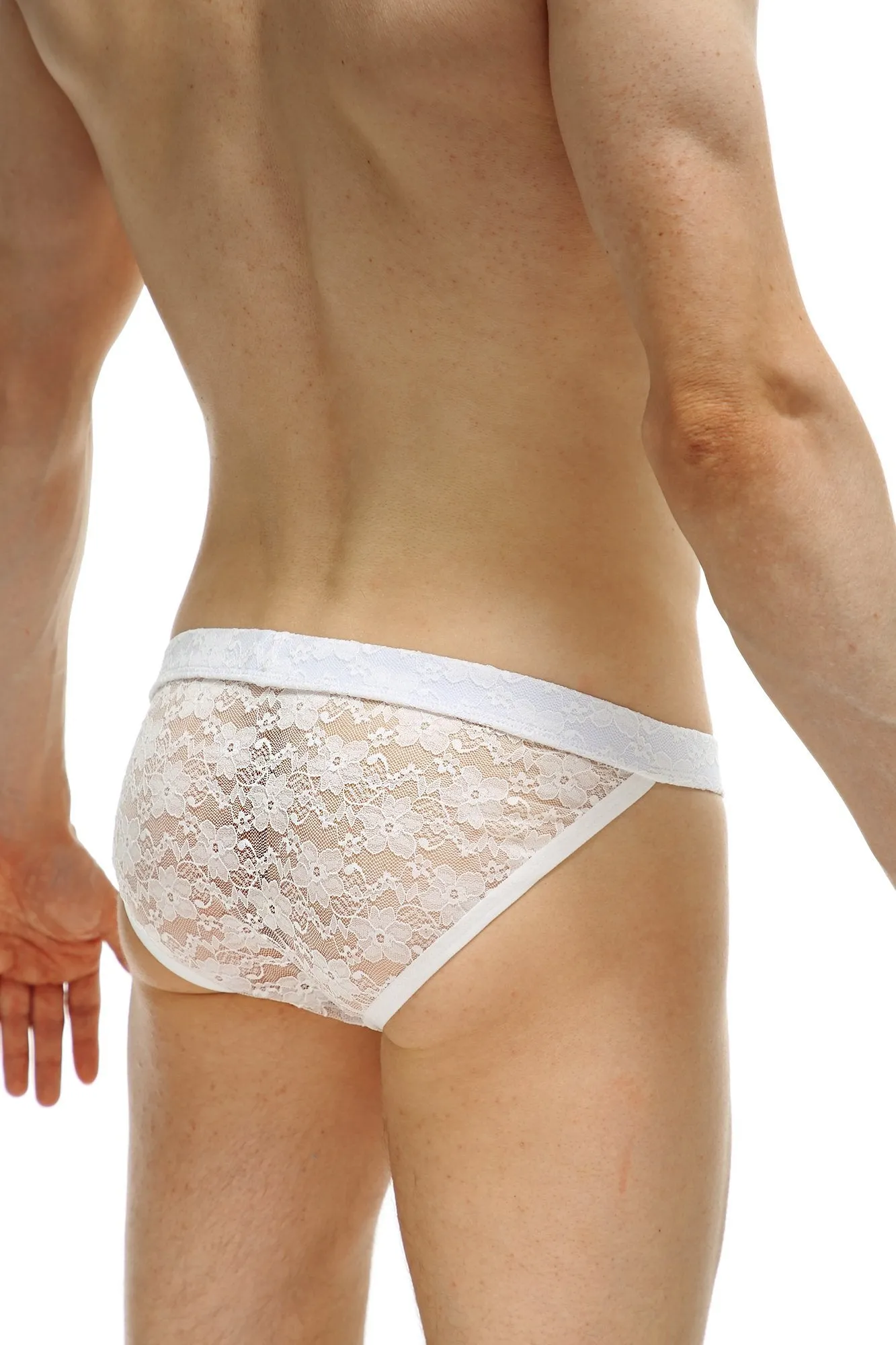 Tanga Sillas Lace White