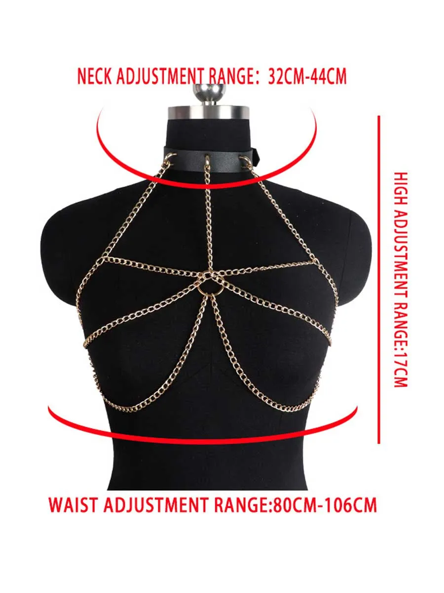 Two Piece Chains Body Harness
