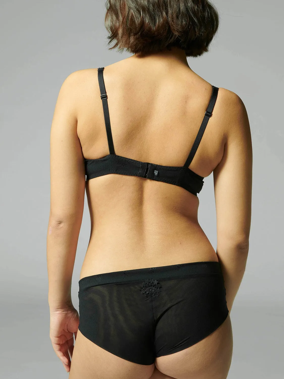 Wish Sheer Demi - Black