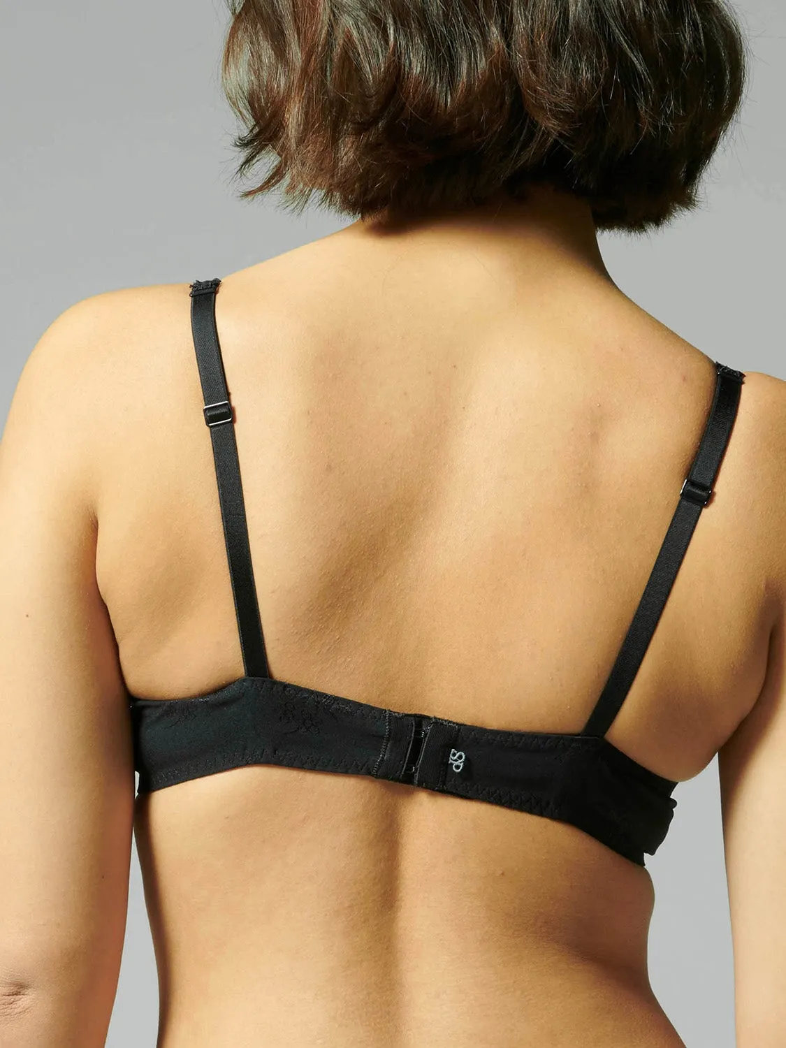 Wish Sheer Demi - Black