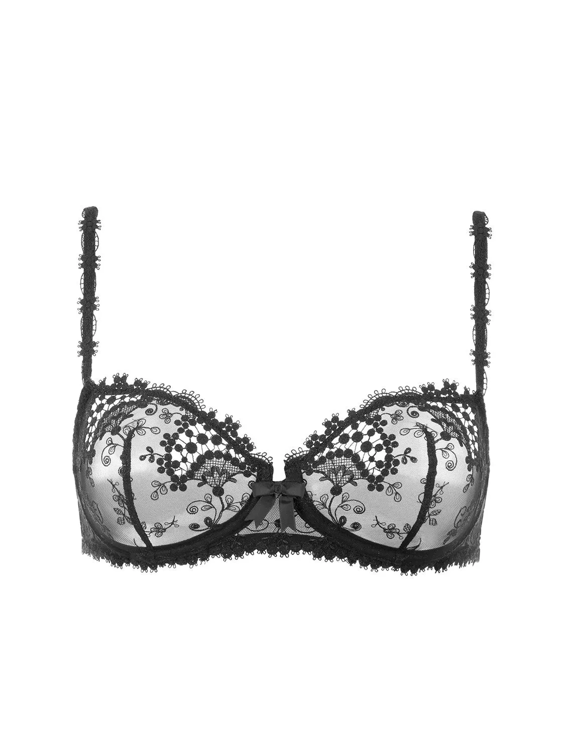 Wish Sheer Demi - Black