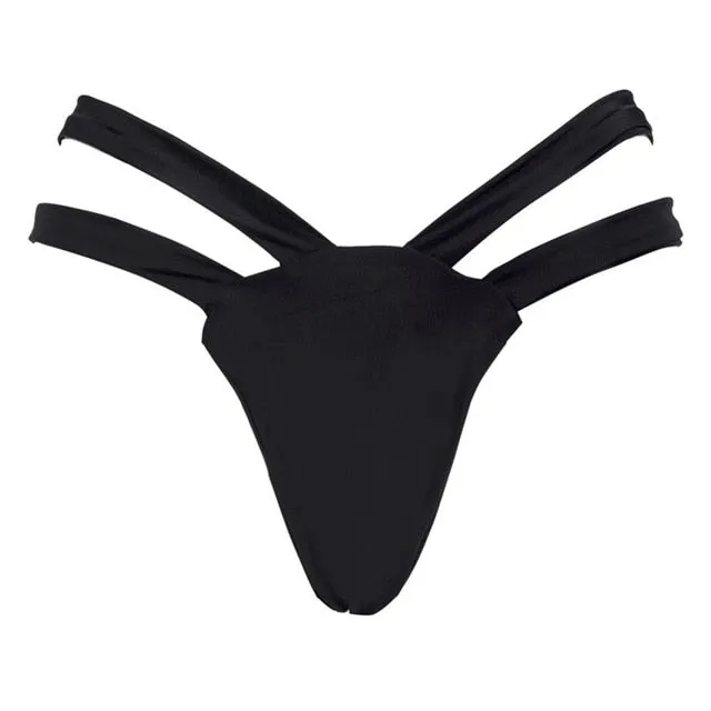 Women's Swimming Suit Brazilian Bikini Bottoms 2018 Swimwear Women Thong Briefs Bathing Panties for Women Underwear